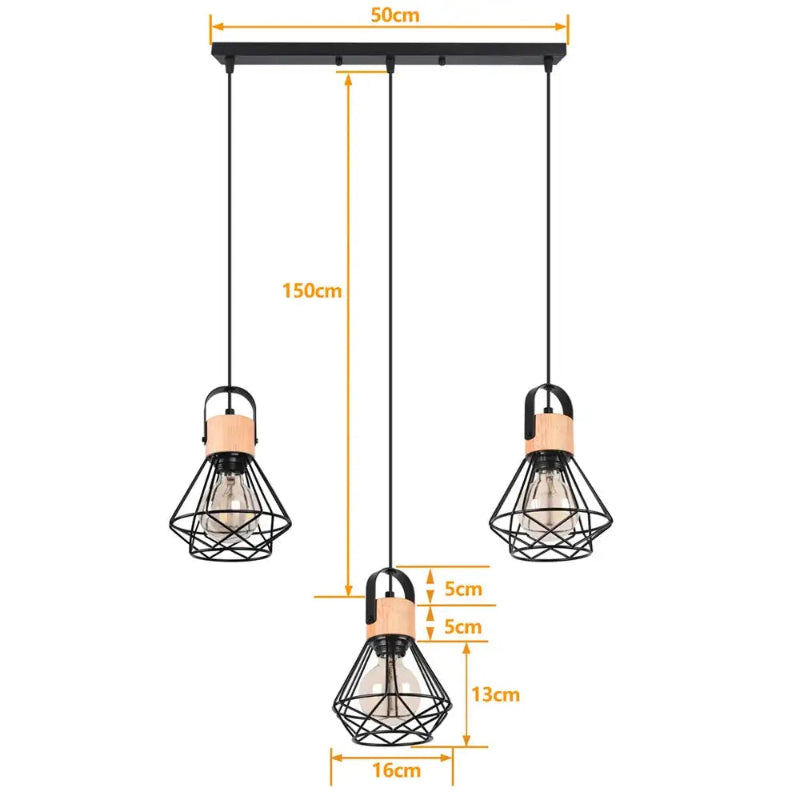 Suspension_Industrielle_3_T_tes_en_Bois_et_Fer dimension long