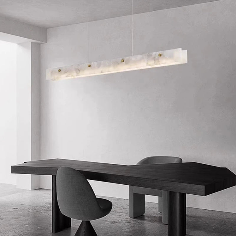 Suspension LED en Marbre Naturel bureau design
