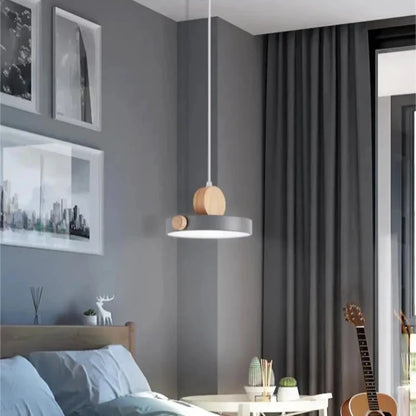 Suspension led gris chambre