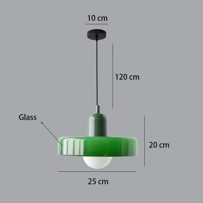 Suspension rétro Vert foncé et Vert 