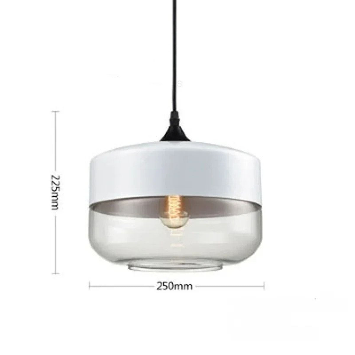 Suspension blanche Lampe