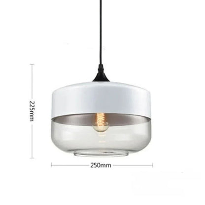 White Hanging LED Lamp with Modern and Creative Nordic Design