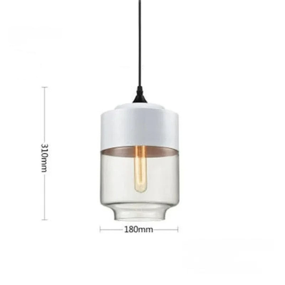 White Hanging LED Lamp with Modern and Creative Nordic Design