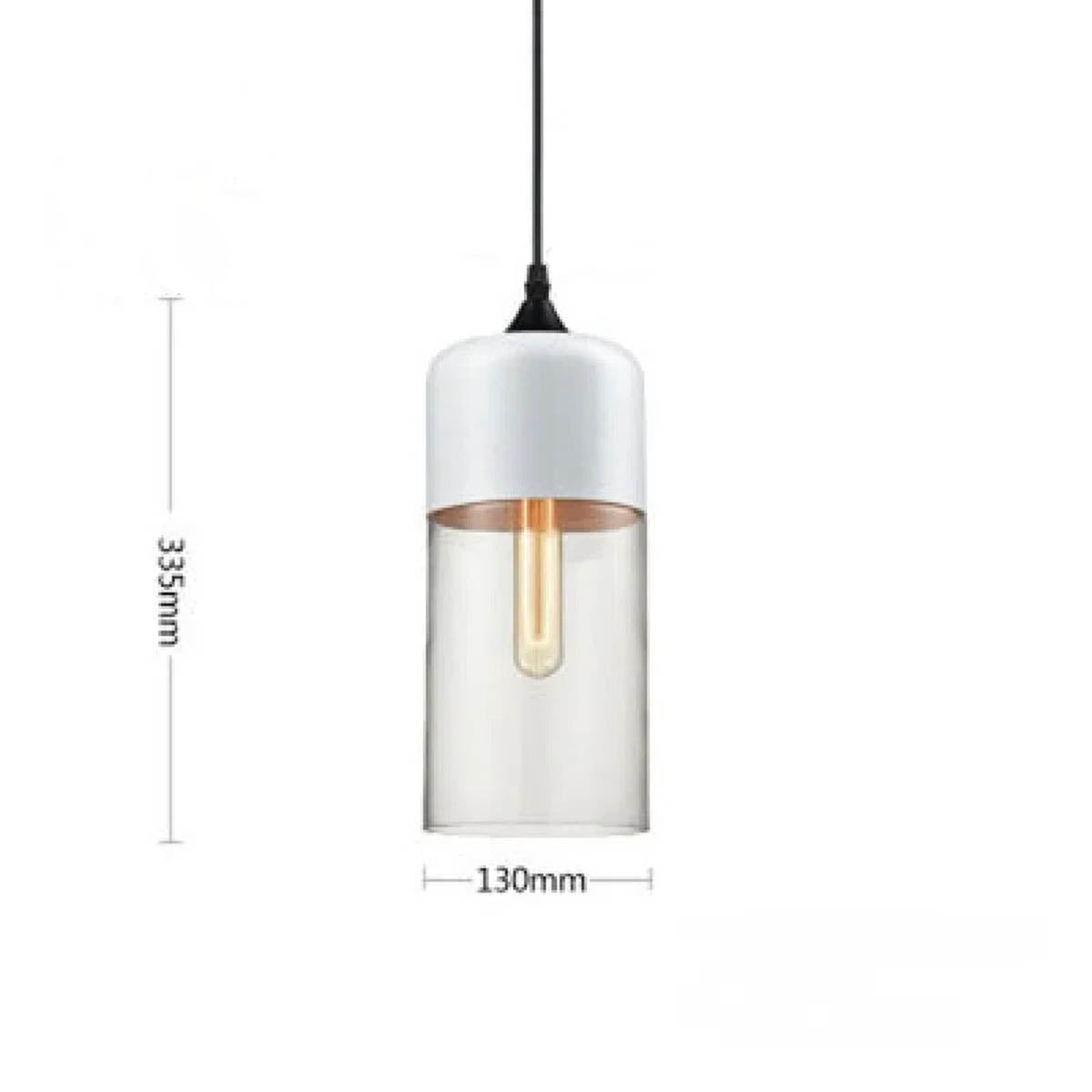 White Hanging LED Lamp with Modern and Creative Nordic Design