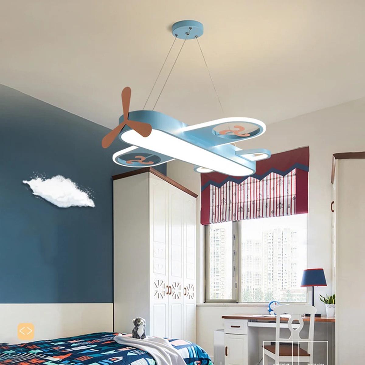 Suspension Luminaire LED Moderne pour Chambre d'Enfant