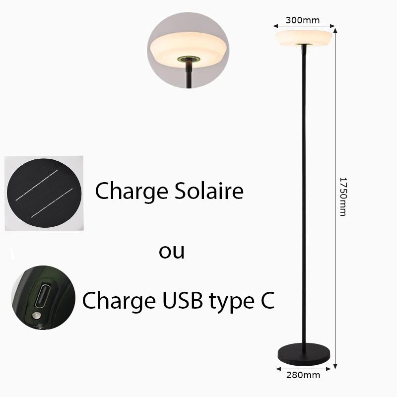 Lampe Solaire d’Extérieur Sur Pied