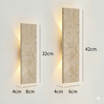 Dimensions – Applique murale en pierre naturelle stela