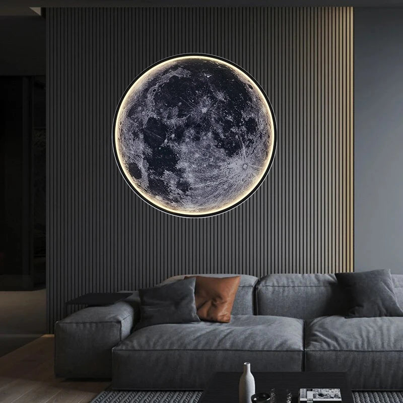 applique murale lune salon led