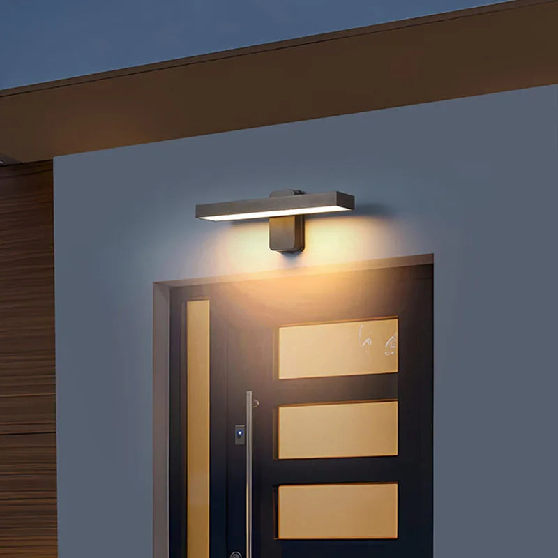 Belle illumination pour porte d'entrée extérieure avec applique murale  Vigil 