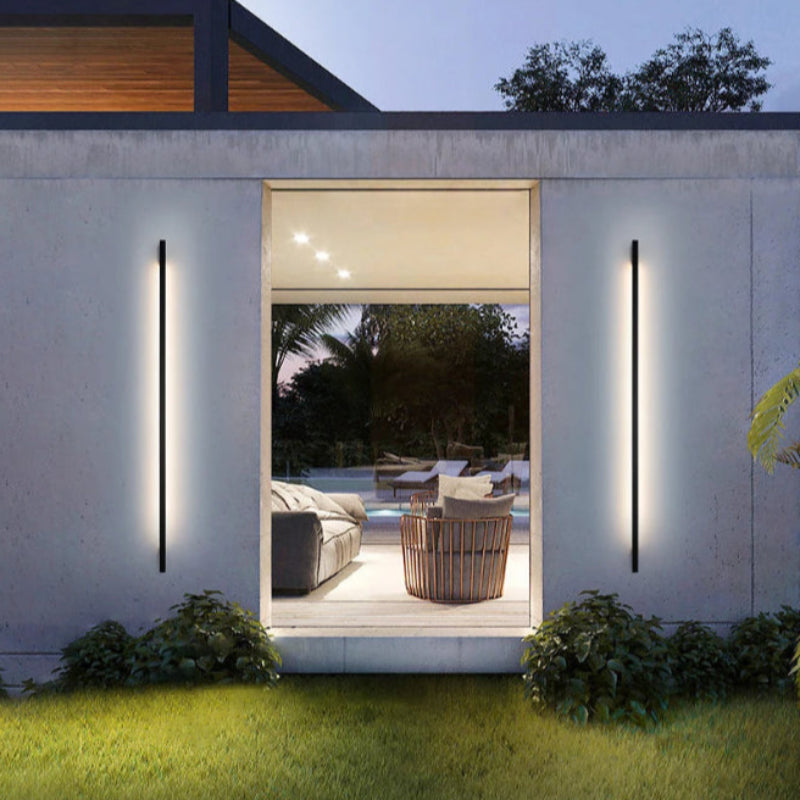 Éclairage Mural Extérieur Minimaliste jardin deux luminaires