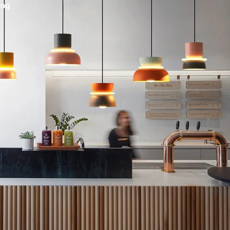Suspensions scandinaves bicolores Luppa en situation – ambiance-03