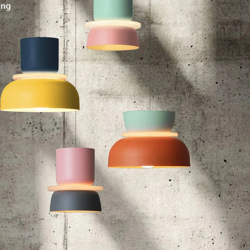 Suspensions scandinaves bicolores Luppa en situation – ambiance-04