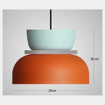 Suspension macaron Luppa modèle D avec dimensions