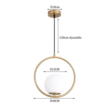 Round Designer Pendant Light