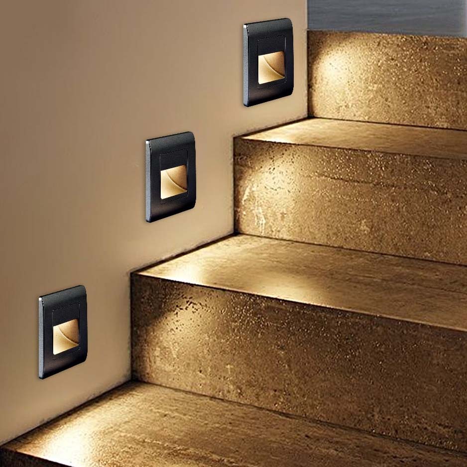Escalier avec led intégré : bandeau ou spots pour un éclairage design