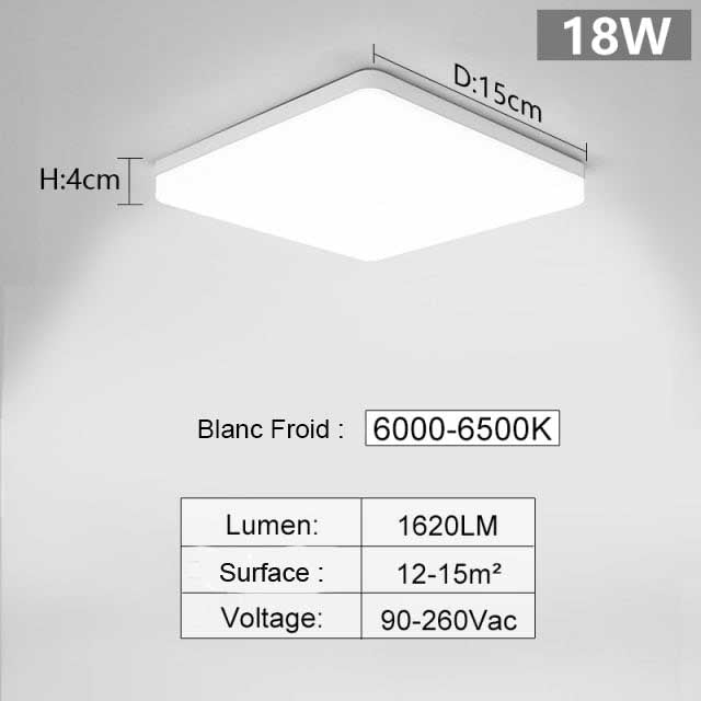 plafonnier salon led